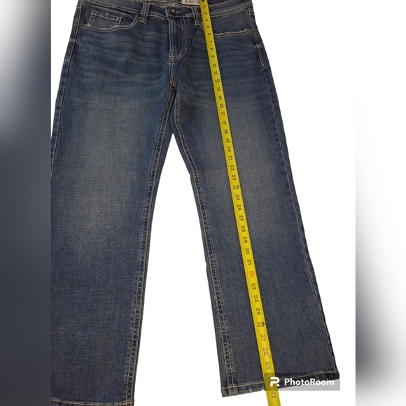 T.K. Axel Men Slim Boot Cut Jeans Stretch Medium Blue Size W 36 X L 30(AXMB0074) - Picture 12 of 13